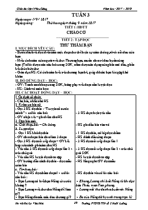 Giáo án điện tử Lớp 4 - Tuần 3 - Năm học 2017-2018 - Lò Văn Hóa